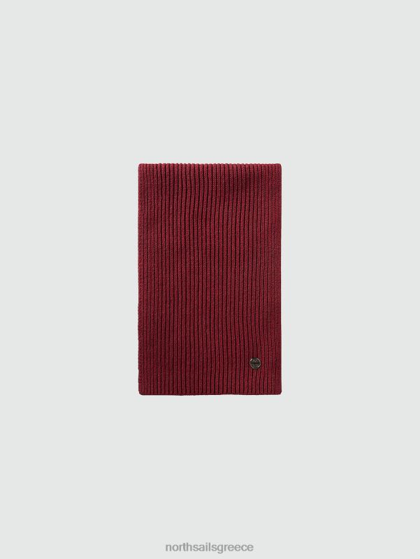 γρ North Sails γυναίκες κασμίρ κασκόλ βαθύ κεράσι NZP81362 αξεσουάρ