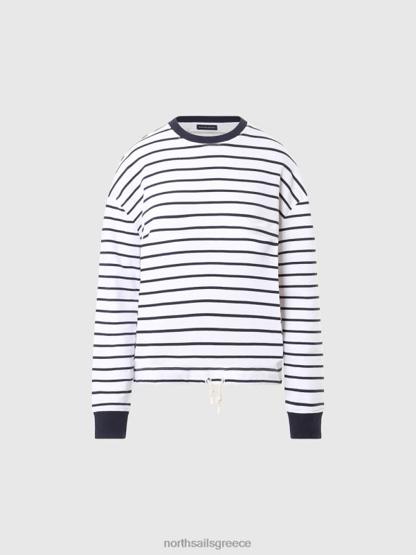 γρ North Sails γυναίκες φούτερ με ριγέ κορδόνι σύνθετο 1 NZP8595 είδη ένδυσης