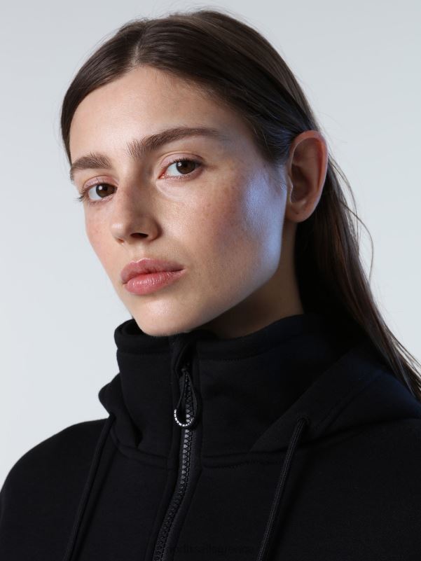 γρ North Sails γυναίκες φούτερ κατάδυσης με φερμουάρ μαύρος NZP81373 είδη ένδυσης