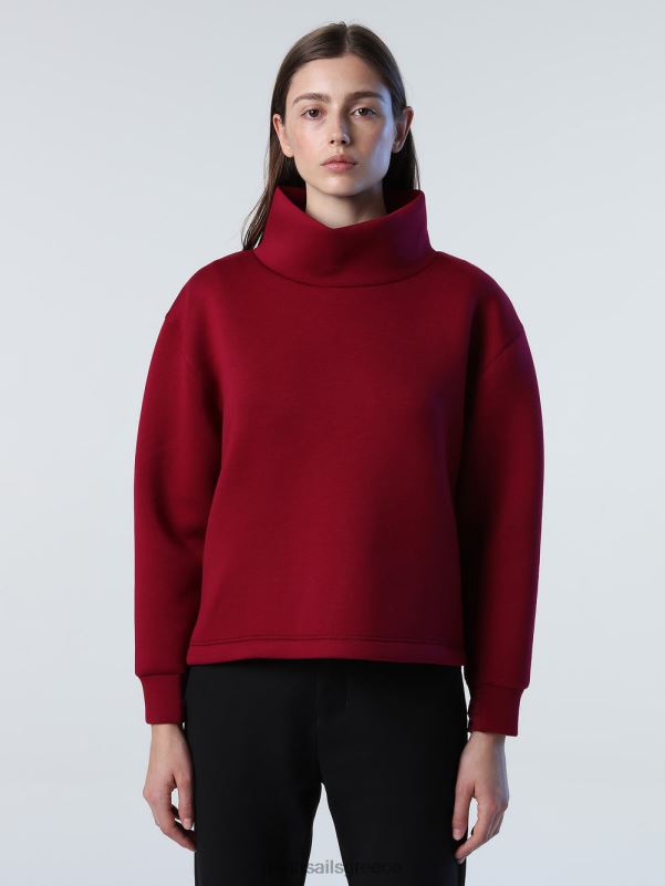 γρ North Sails γυναίκες φούτερ κατάδυσης βαθύ κεράσι NZP81388 είδη ένδυσης