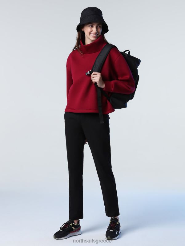 γρ North Sails γυναίκες φούτερ κατάδυσης βαθύ κεράσι NZP81388 είδη ένδυσης