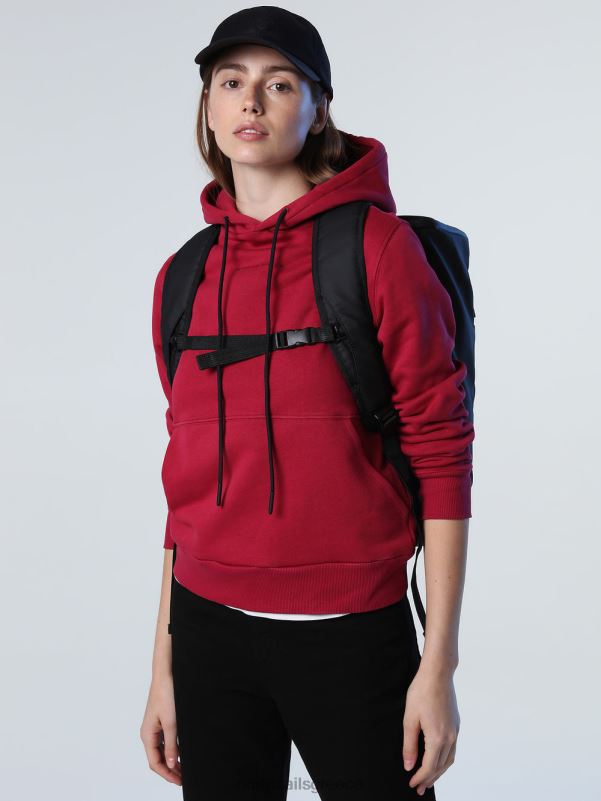 γρ North Sails γυναίκες φούτερ με κουκούλα βαθύ κεράσι NZP81391 είδη ένδυσης