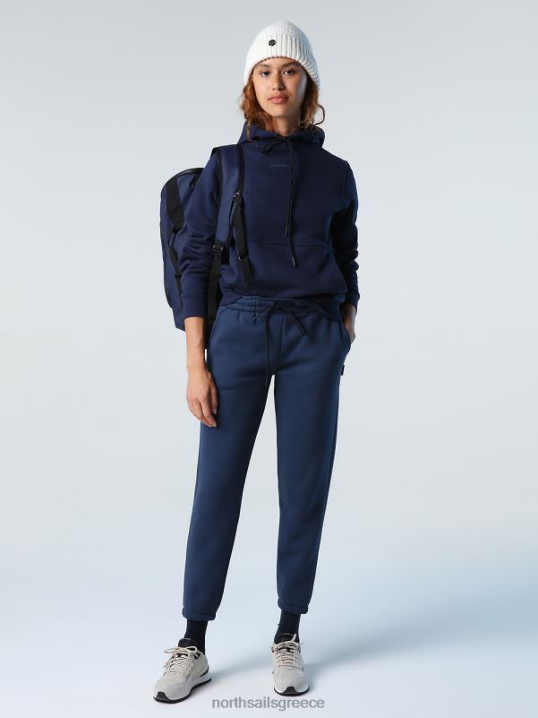 γρ North Sails γυναίκες φούτερ με κουκούλα ναυτικό μπλε NZP81392 είδη ένδυσης