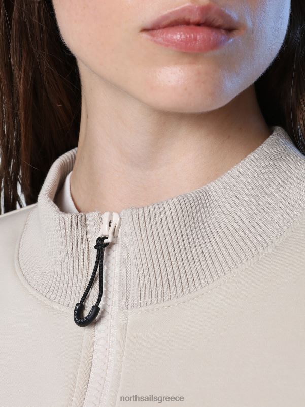 γρ North Sails γυναίκες φούτερ που κλείνει με φερμουάρ ελαφρόπετρα NZP81427 είδη ένδυσης