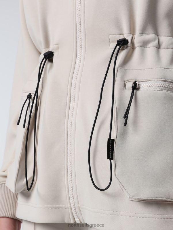 γρ North Sails γυναίκες φούτερ που κλείνει με φερμουάρ ελαφρόπετρα NZP81427 είδη ένδυσης