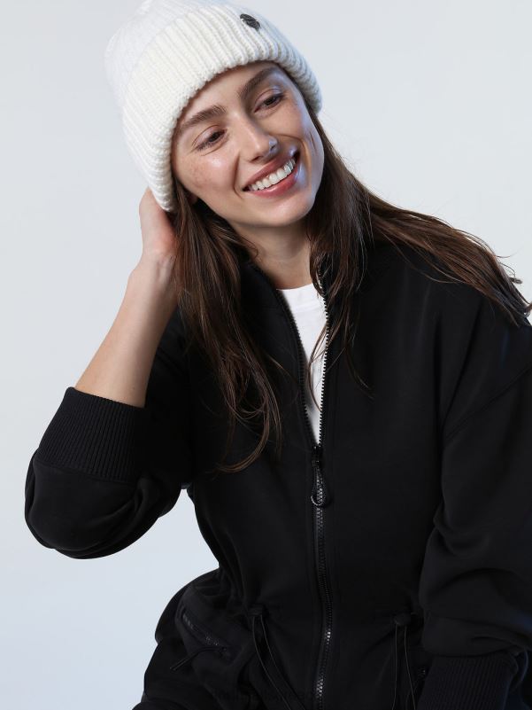 γρ North Sails γυναίκες φούτερ που κλείνει με φερμουάρ μαύρος NZP81428 είδη ένδυσης