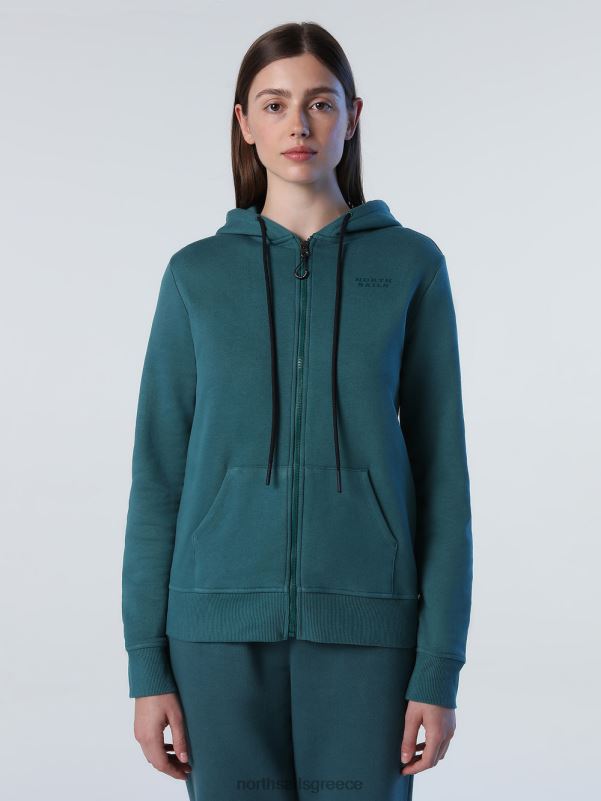 γρ North Sails γυναίκες φούτερ με φερμουάρ Μεσόγειος NZP81430 είδη ένδυσης