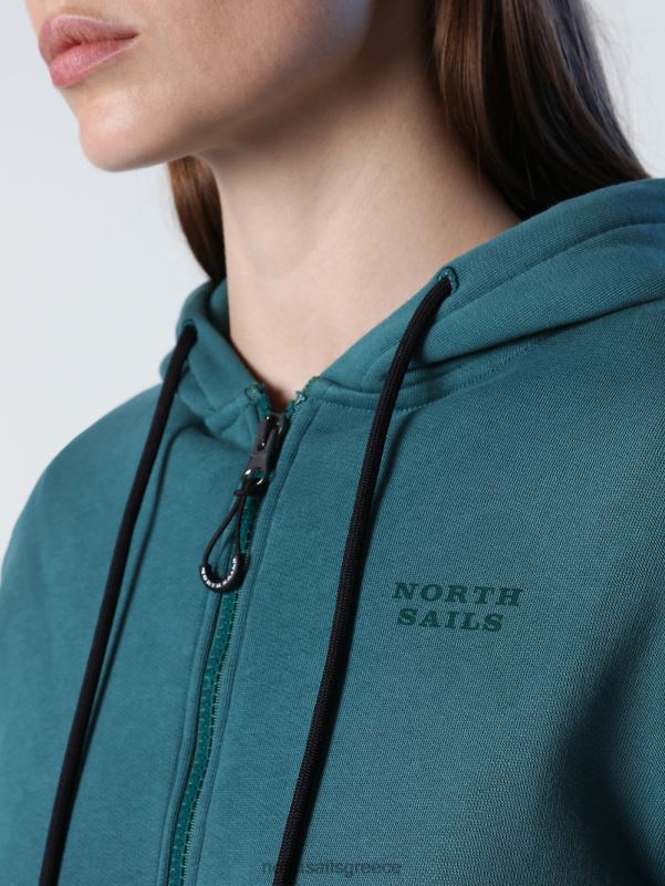 γρ North Sails γυναίκες φούτερ με φερμουάρ Μεσόγειος NZP81430 είδη ένδυσης