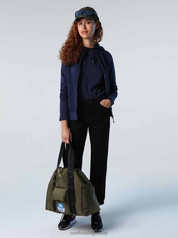 γρ North Sails γυναίκες φούτερ με φερμουάρ ναυτικό μπλε NZP81431 είδη ένδυσης