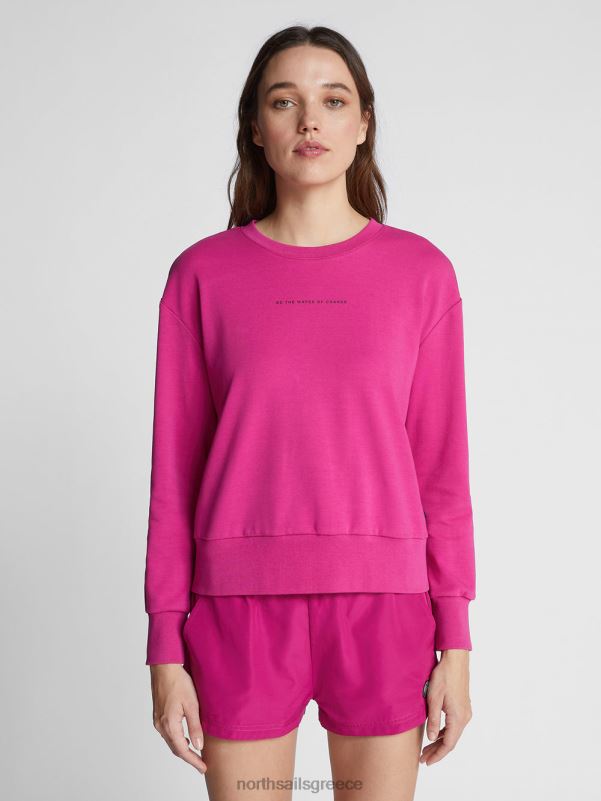 γρ North Sails γυναίκες φούτερ με γράμματα ορχιδέα NZP81488 είδη ένδυσης