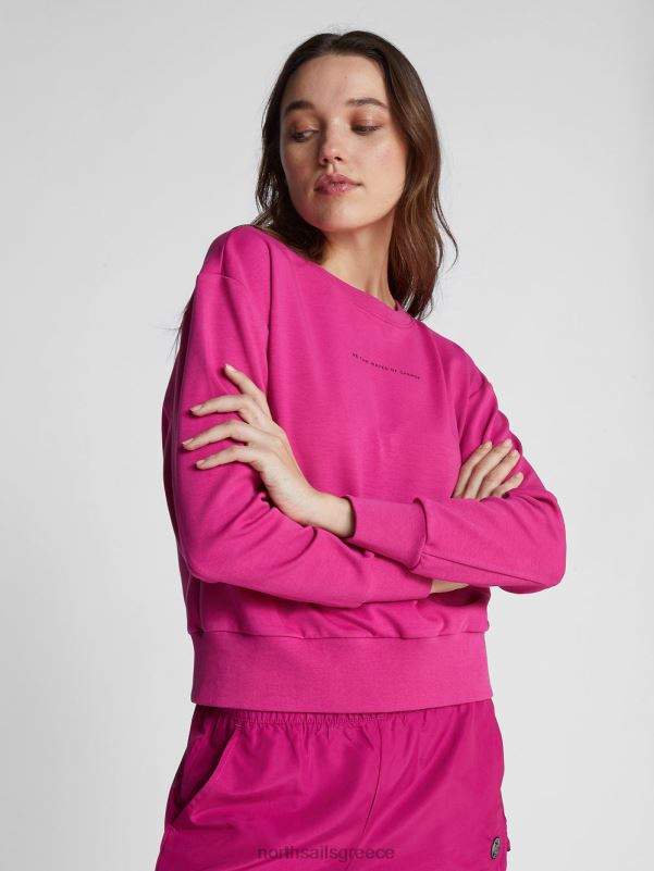γρ North Sails γυναίκες φούτερ με γράμματα ορχιδέα NZP81488 είδη ένδυσης