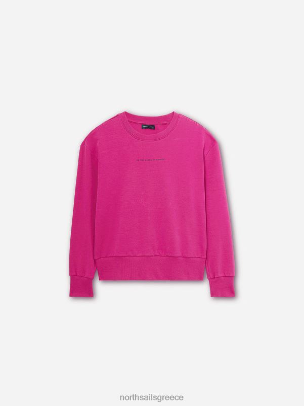 γρ North Sails γυναίκες φούτερ με γράμματα ορχιδέα NZP81488 είδη ένδυσης