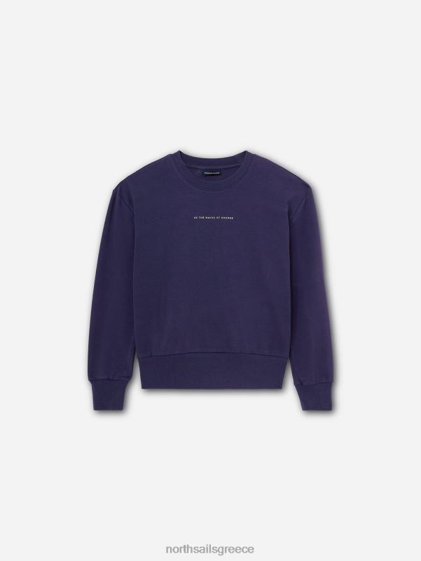 γρ North Sails γυναίκες φούτερ με γράμματα μεσάνυχτα μπλε NZP81489 είδη ένδυσης