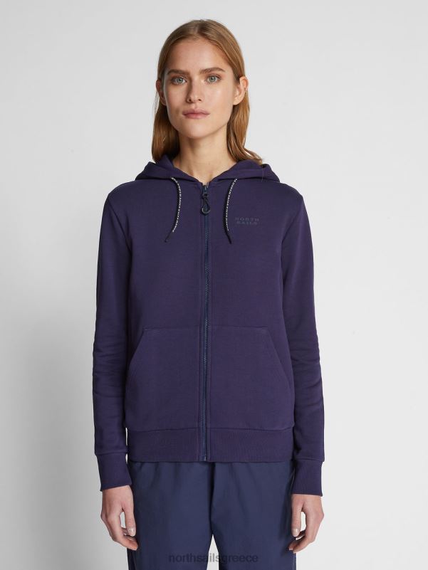 γρ North Sails γυναίκες βιολογικό φλις φούτερ μεσάνυχτα μπλε NZP81531 είδη ένδυσης