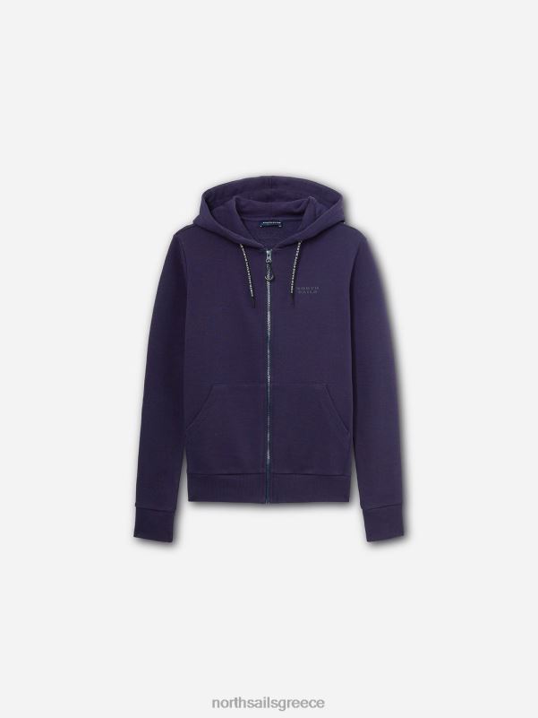 γρ North Sails γυναίκες βιολογικό φλις φούτερ μεσάνυχτα μπλε NZP81531 είδη ένδυσης