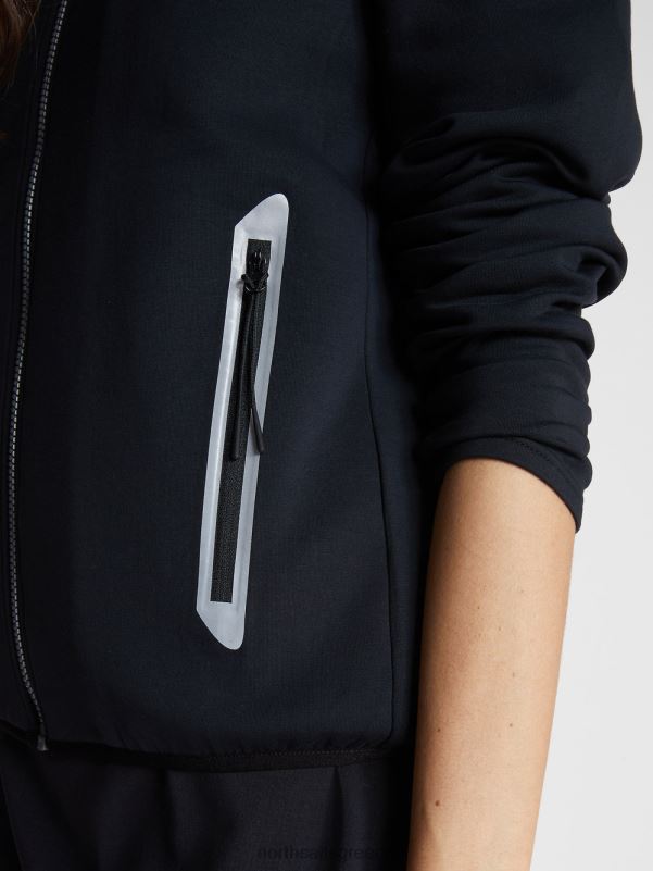 γρ North Sails γυναίκες ανακυκλωμένο φούτερ κατάδυσης μαύρος NZP81532 είδη ένδυσης