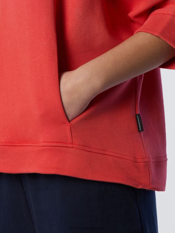 γρ North Sails γυναίκες κοντομάνικη κουκούλα πάπρικα NZP8591 είδη ένδυσης