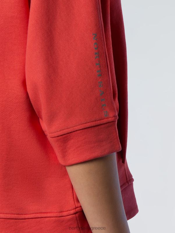 γρ North Sails γυναίκες κοντομάνικη κουκούλα πάπρικα NZP8591 είδη ένδυσης