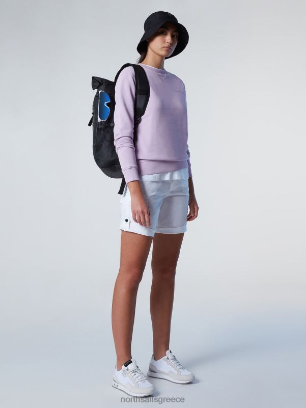 γρ North Sails γυναίκες φούτερ με στάμπα στο στήθος λιλά άνθιση NZP8596 είδη ένδυσης