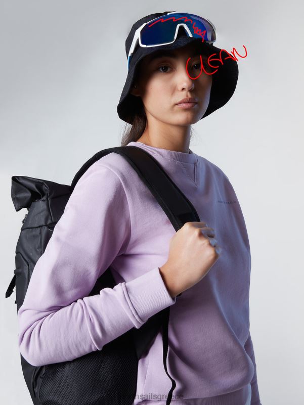 γρ North Sails γυναίκες φούτερ με στάμπα στο στήθος λιλά άνθιση NZP8596 είδη ένδυσης