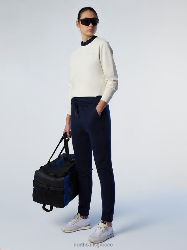 γρ North Sails γυναίκες φούτερ με στάμπα στο στήθος κρέμα αμυγδάλου NZP8598 είδη ένδυσης