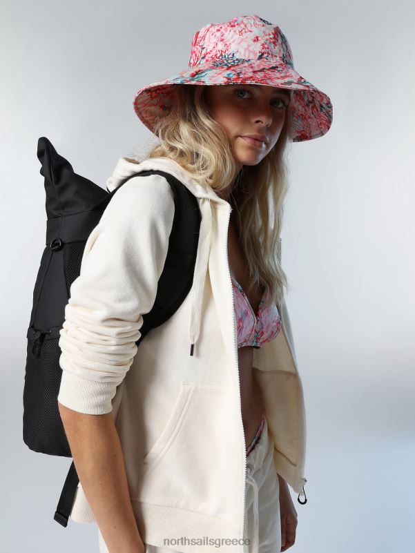 γρ North Sails γυναίκες Φούτερ με στάμπα στο στήθος κρέμα αμυγδάλου NZP8602 είδη ένδυσης