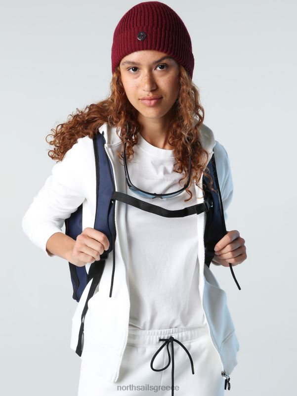 γρ North Sails γυναίκες φούτερ με φερμουάρ marshmallow NZP81429 είδη ένδυσης