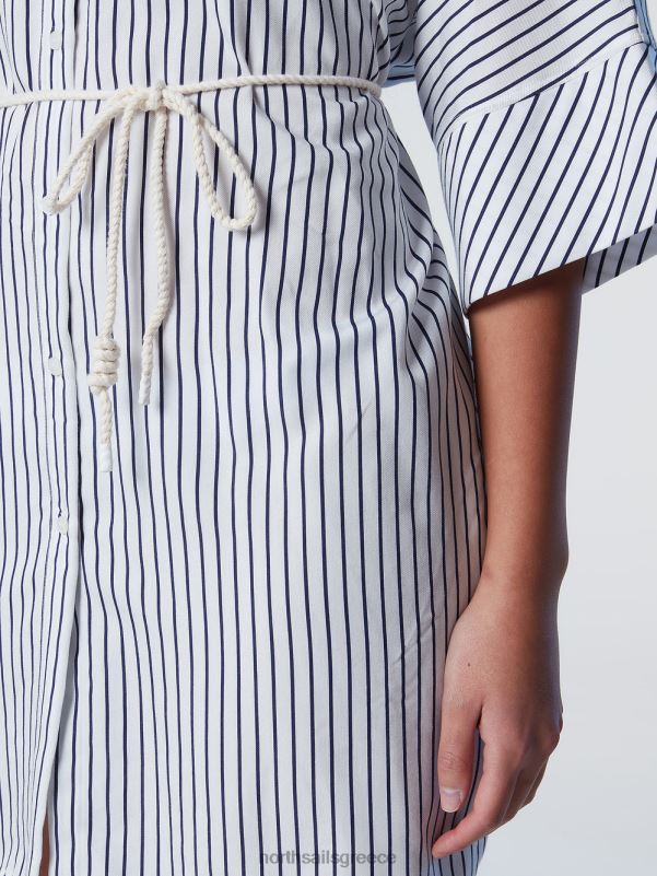 γρ North Sails γυναίκες ριγέ φόρεμα πουκάμισο κιμονό σύνθετο 1 NZP8588 είδη ένδυσης