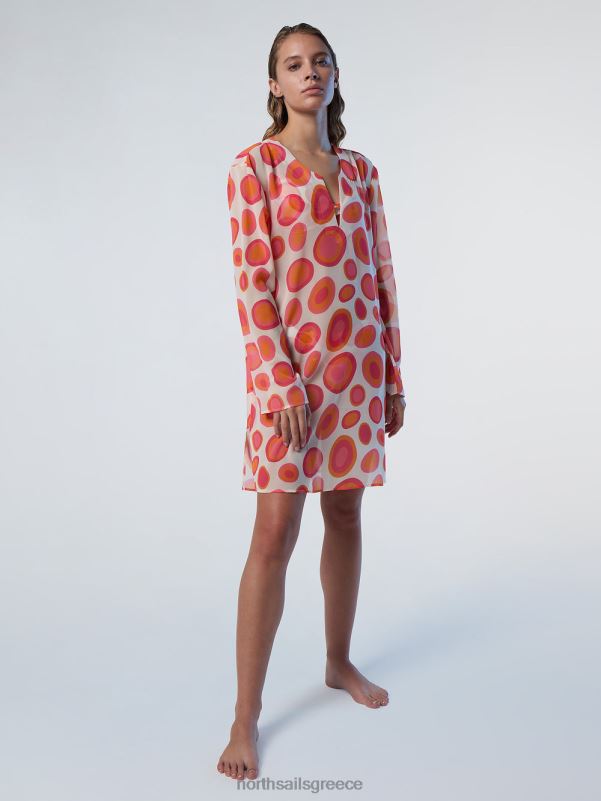 γρ North Sails γυναίκες κοραλλιογενείς καφτάνι σύνθετο 2 NZP8581 είδη ένδυσης