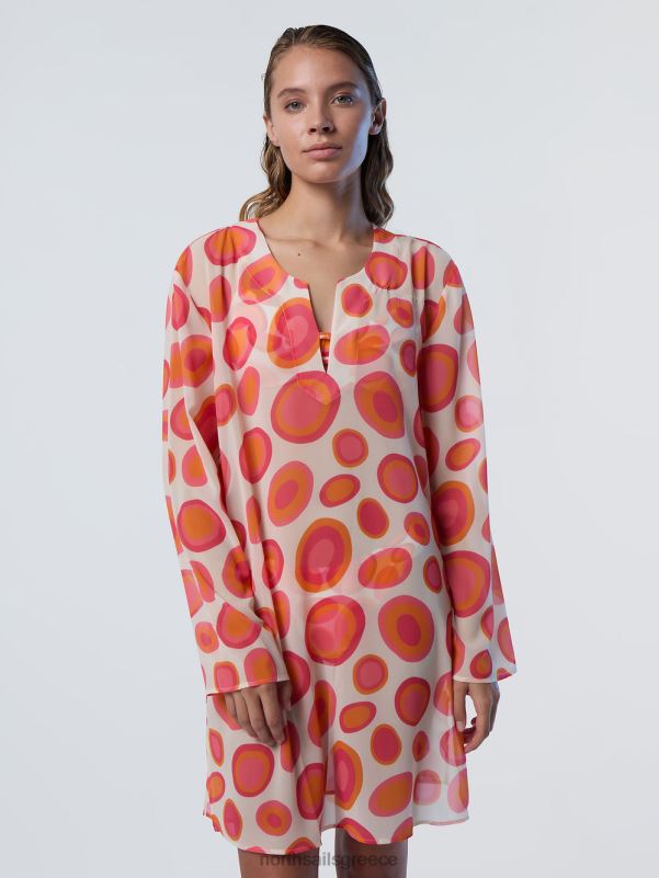 γρ North Sails γυναίκες κοραλλιογενείς καφτάνι σύνθετο 2 NZP8581 είδη ένδυσης