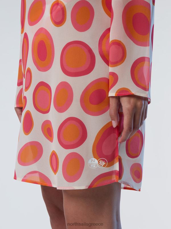 γρ North Sails γυναίκες κοραλλιογενείς καφτάνι σύνθετο 2 NZP8581 είδη ένδυσης