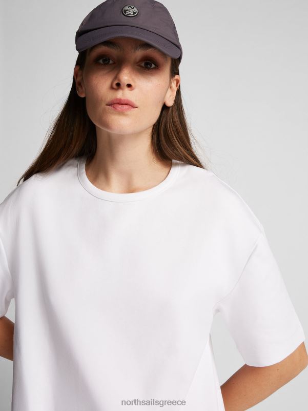 γρ North Sails γυναίκες οργανικό φόρεμα ιντερλοκ άσπρο NZP81525 είδη ένδυσης