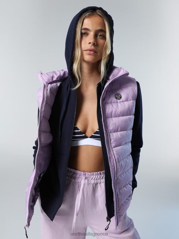 γρ North Sails γυναίκες γιλέκο ari λιλά άνθιση NZP8529 είδη ένδυσης