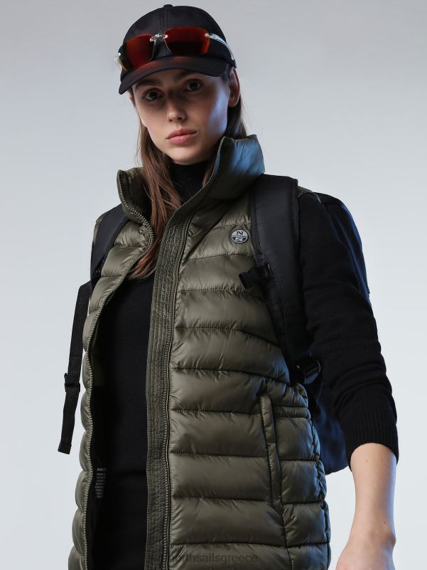 γρ North Sails γυναίκες γιλέκο flam πράσινο κισσό NZP81441 είδη ένδυσης