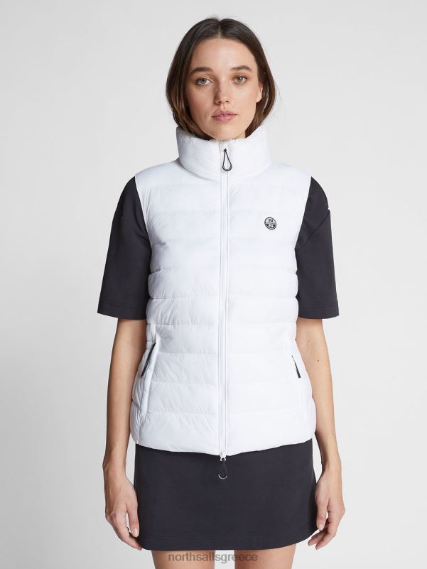 γρ North Sails γυναίκες rhea gilet άσπρο NZP81516 είδη ένδυσης