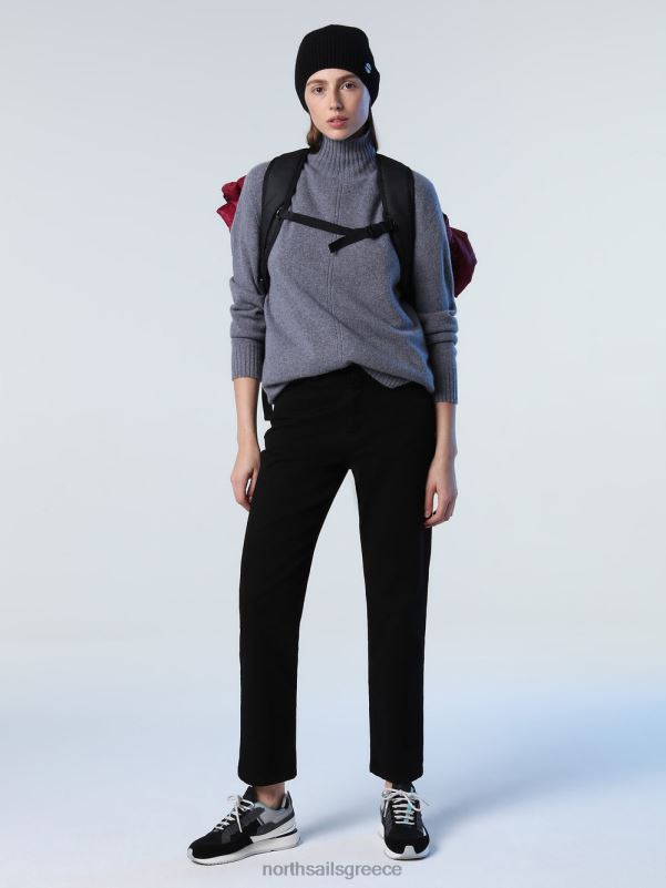 γρ North Sails γυναίκες άλτης με μείγμα κασμίρι μεσαίο γκρι μελανζέ NZP81371 είδη ένδυσης