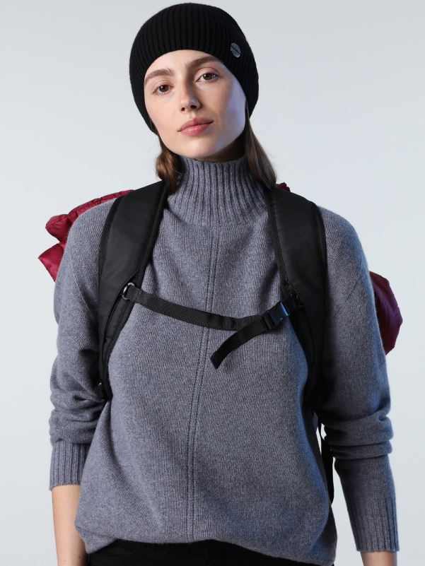 γρ North Sails γυναίκες άλτης με μείγμα κασμίρι μεσαίο γκρι μελανζέ NZP81371 είδη ένδυσης