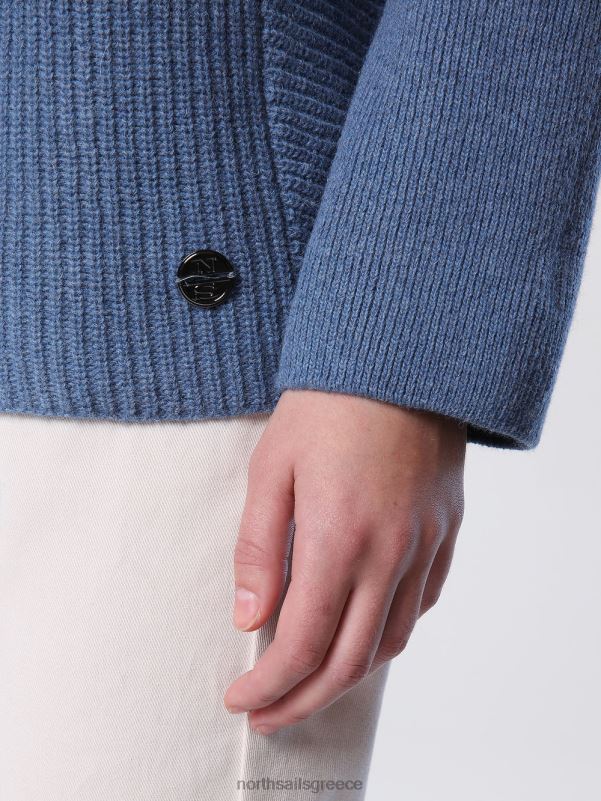 γρ North Sails γυναίκες άλτης με τυλιγμένο λαιμό μπλε της Κίνας NZP81395 είδη ένδυσης