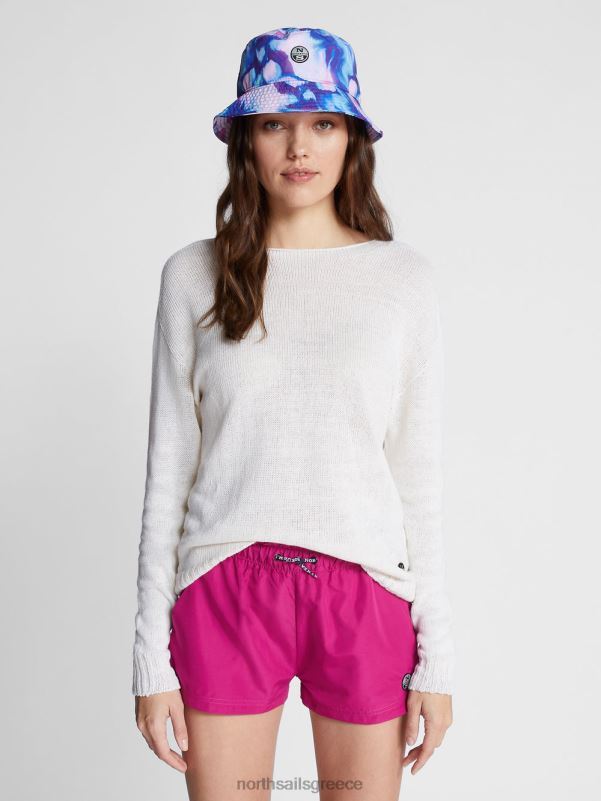 γρ North Sails γυναίκες άλτης με το λαιμό του πληρώματος άσπρο NZP81453 είδη ένδυσης