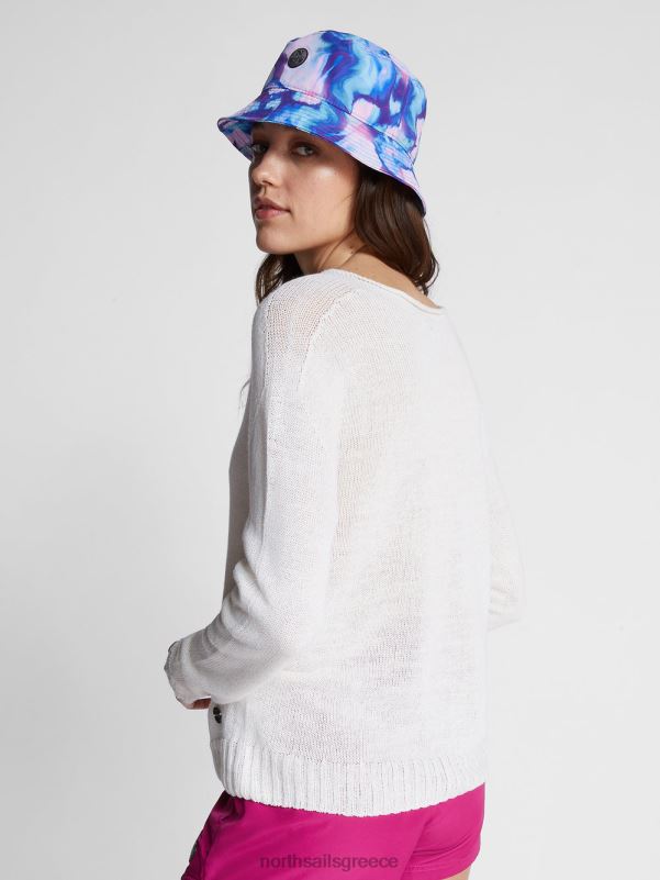 γρ North Sails γυναίκες άλτης με το λαιμό του πληρώματος άσπρο NZP81453 είδη ένδυσης