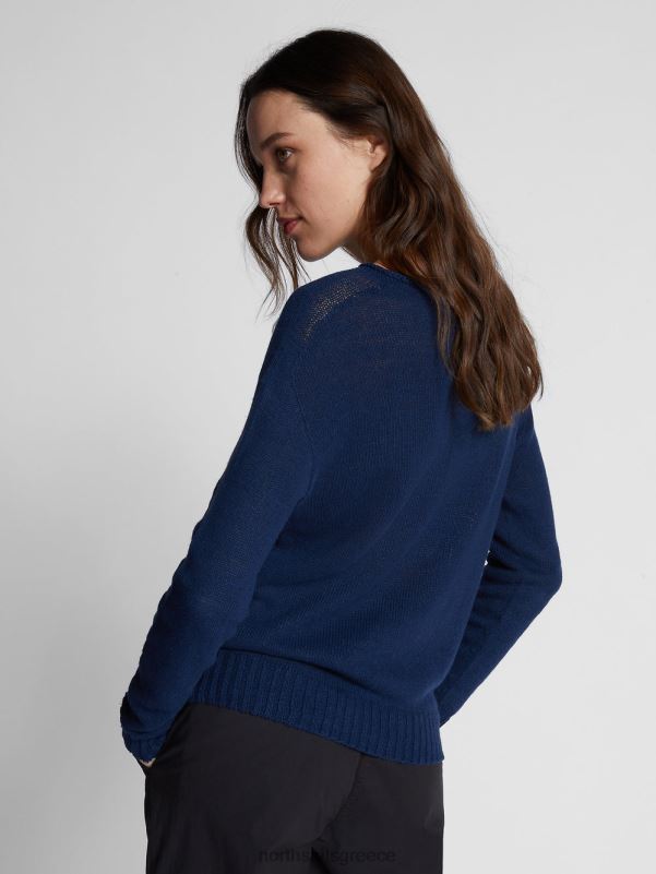 γρ North Sails γυναίκες άλτης με το λαιμό του πληρώματος μεσάνυχτα μπλε NZP81455 είδη ένδυσης