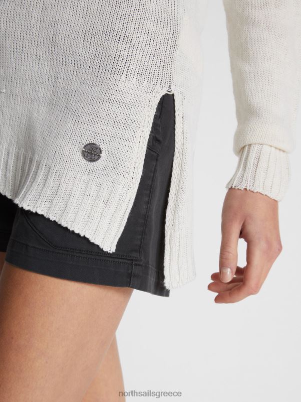 γρ North Sails γυναίκες άλτης με λαιμόκοψη άσπρο NZP81461 είδη ένδυσης