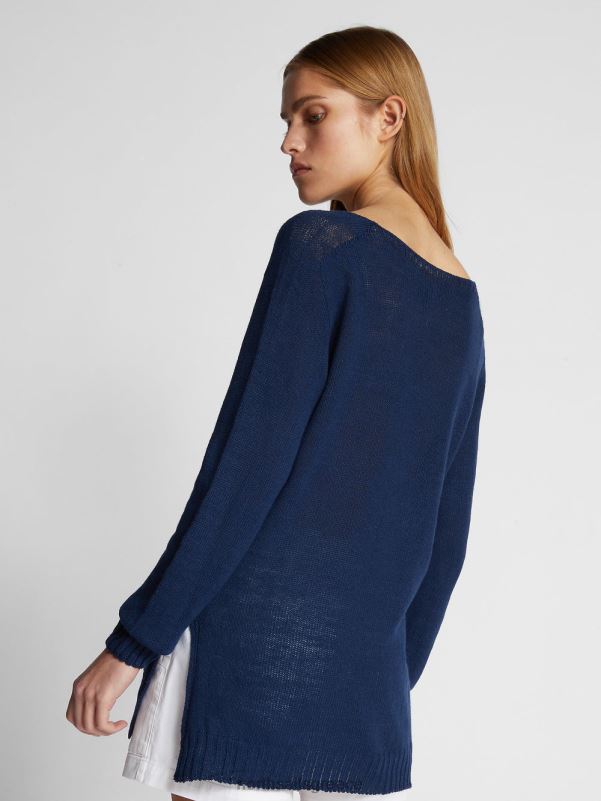 γρ North Sails γυναίκες άλτης με λαιμόκοψη μεσάνυχτα μπλε NZP81463 είδη ένδυσης