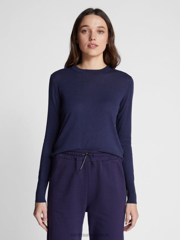 γρ North Sails γυναίκες βαμβακερό και αλόη πουκάμισο μεσάνυχτα μπλε NZP81522 είδη ένδυσης