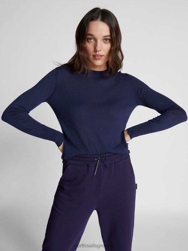 γρ North Sails γυναίκες βαμβακερό και αλόη πουκάμισο μεσάνυχτα μπλε NZP81522 είδη ένδυσης