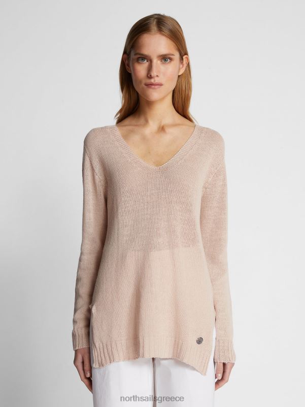 γρ North Sails γυναίκες άλτης με λαιμόκοψη woodrose NZP81462 είδη ένδυσης