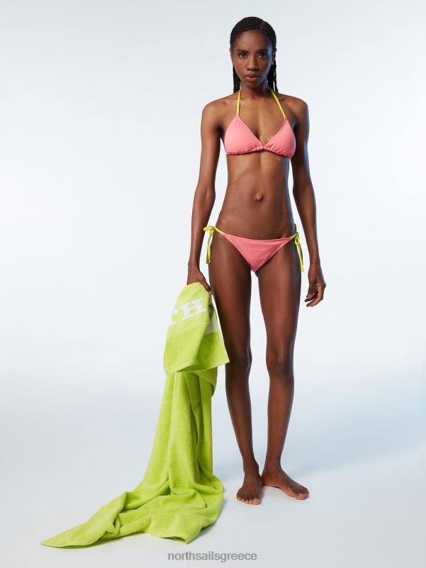 γρ North Sails γυναίκες σλιπ μπικίνι με δέσιμο στο πλάι τριαντάφυλλο τσαγιού NZP8630 ρούχα παραλίας