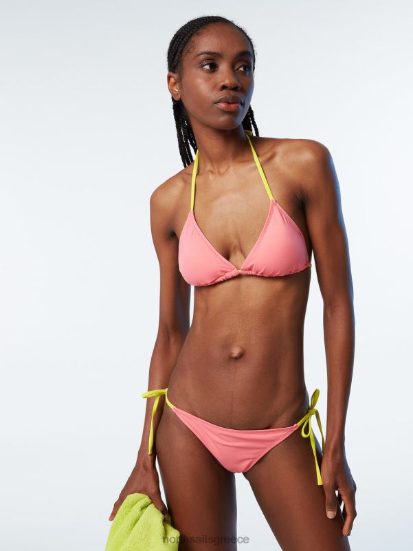 γρ North Sails γυναίκες σλιπ μπικίνι με δέσιμο στο πλάι τριαντάφυλλο τσαγιού NZP8630 ρούχα παραλίας