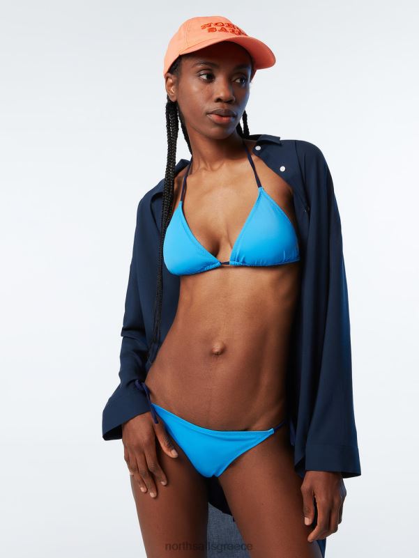 γρ North Sails γυναίκες τρίγωνο μπικίνι γαλάζιο του αραβοσίτου NZP8650 ρούχα παραλίας