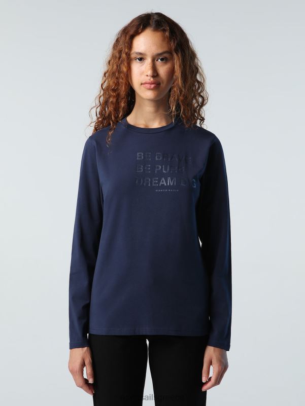 γρ North Sails γυναίκες μπλουζάκι με εμπριμέ γράμματα σύνθετο 1 NZP81414 είδη ένδυσης